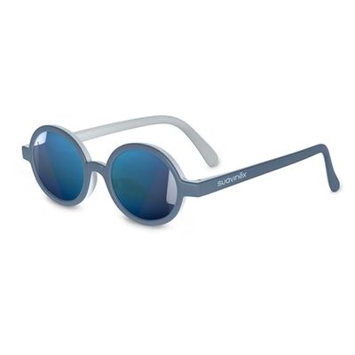 Suavinex Occhiali 2024 Sunglasses, Azzurro-Forma Rotonda, 12-24 Mesi Unisex Baby