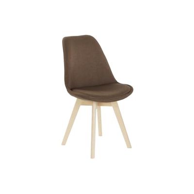 Silla Polyester Haya 48 x 56 x 83 cm, Bruin AlexandreHouse