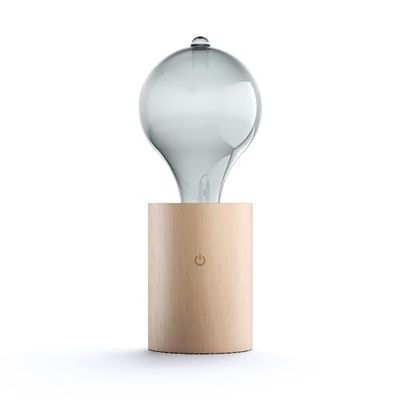 PRANAROM - Diffusore EDISON Oli Essenziali ad Ultrasonico Premium - Legno e Vetro - Diffusione Atmosferica - Luce Ambiente - Effetto nebbia - Regalo per le Feste