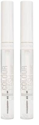 Collection Cosmetics Colour Lash Mascara, Protein Enriched, 8ml, Clear (Pack of 2)