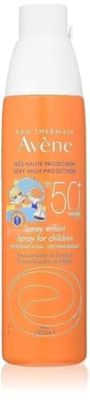 Avene Solaire Haute Protection Spray Enfant Spf50+, Sin Color, 200 Mililitros