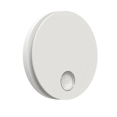 Axiale wandstofzuiger uit de serie "Ario" met speciaal membraan van Mylar, dat de buitenlucht niet achterlaat, 100% Made in Italy (diameter 150 - wit)
