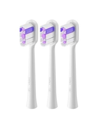 Testina per spazzolino Laifen, confezione da 3 testine di ricambio per spazzolino per adulti, compatibile con spazzolino elettrico Laifen Wave (Ultra sbiancante, Bianco)