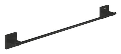 GROHE Start Cube Quickfix- Toallero de metal de 600mm, Negro Mate 410892430