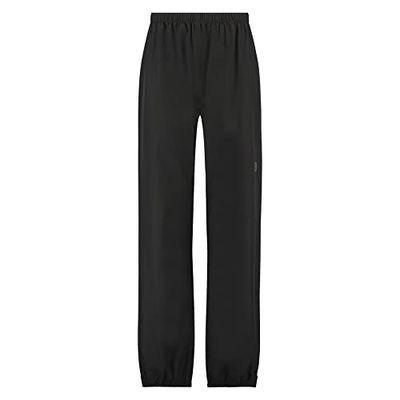 AGU Go Essential Pantaloni Antipioggia Uomo e Donna, Pantaloni da Ciclismo Impermeabili e Antivento, Unisex, Traspiranti, Nero, XL