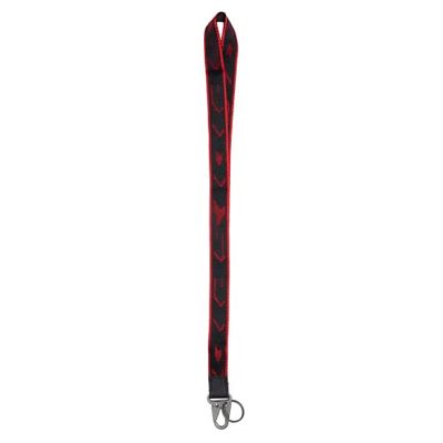 SPIDI KEYHOLDER LONG, Svart/Röd, Long