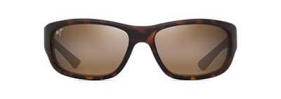 Maui Jim Unisex musklele solglasögon, matta mörk Havana, 64-17-125, Matt mörk havana, 64-17-125