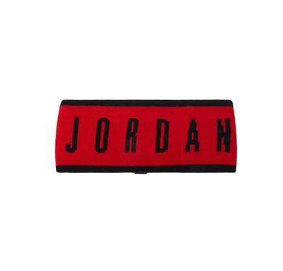 Nike Jordan M Seamless Knit hoofdband omkeerbaar in de kleur zwart/vuurrood/vuurrood, maat: One Size, J.100.2722.012.OS