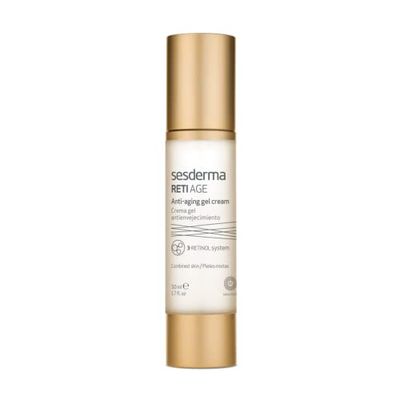 Sesderma Gel creme Retiage gel anti-envelhecimento, máxima atividade, anti-rugas, sistema 3-retinol | gel creme retinol | 50 ml