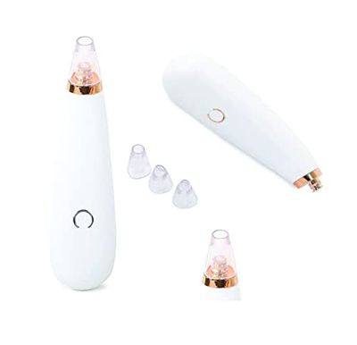 PARENCE. - Electric Blackhead Vacuum Cleaner with 3 Replaceable Tips - Blackhead Extractor, Suction Impurities, Cleans Pores, Eliminates Scalloped Epidermis