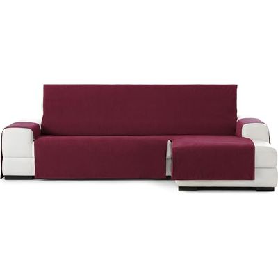ECOMMERC3 | Funda Sofá Chaiselong Extra Derecha Ajuste Elástico - Funda Sofá Chaiselong Extra Derecha para Respaldo, Asiento y Brazos Color Burdeos