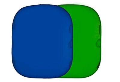 Manfrotto LL LC5687 Chromakey Fondale Ripiegabile, Blu/Verde