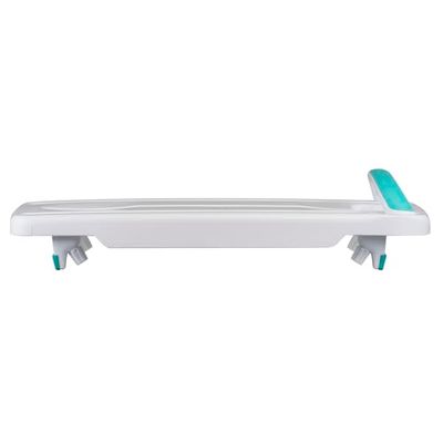 Helping Hand Kingfisher White Plastic Bath Board with Handle. Bath Board for Elderly and Disabled Users. Adjustable to Fit 16"-24" Width Baths. 200kg / 31 Stone Weight Limit