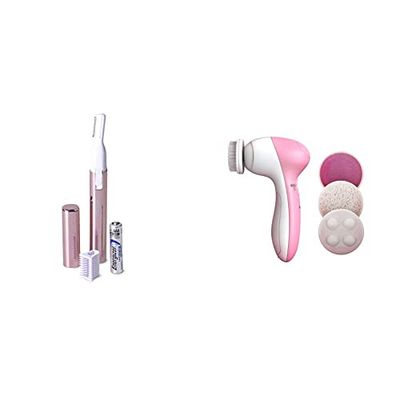 Trimmer Kit Precision Eyebrow + Cleansing Brush 4 in 1