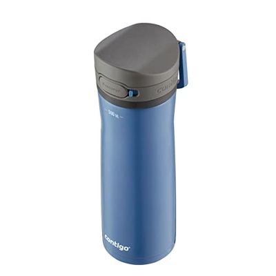 Contigo Jackson Chill Bouteille, grande bouteille inox sans BPA, 100% étanche, garde les boissons froides jusqu’à 24 heures ; bouteille isotherme pour le sport, le vélo, le jogging, la rando, 590 ml