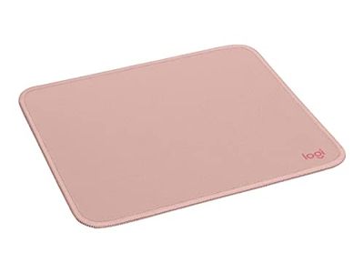 Logitech Mouse Pad - Studio Series, per Computer con Base in Gomma Antiscivolo, Scorrimento Facile, Resistente agli Schizzi, Materiali Durevoli, Portatile, Design Moderno - Rosa