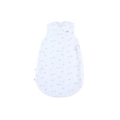 Noukie's - Babyslaapzak zomer – 70 cm – 1 tot 6 maanden – licht, praktisch, verstelbaar – uniseks rompertje TOG < 1,0-100% biologisch katoen – wit – slaapzak schildpadden