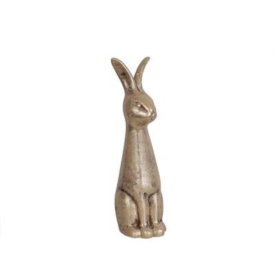 Romimex Decoratieve figuur, beige, keramiek, haas, 14 x 48 x 18 cm