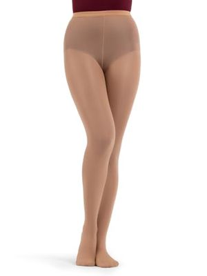 Capezio N14 Stretto con Piedi, Suntan, XL Donna