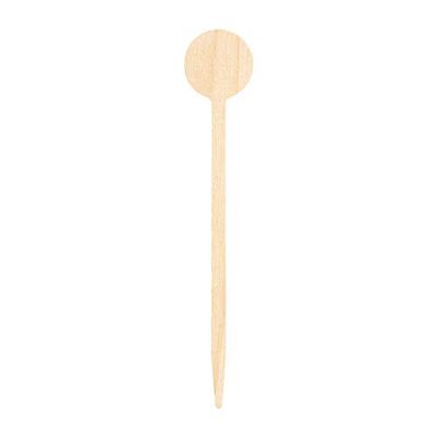 García de Pou - 100 unidades - Agitadores ''Long Drinks'' 0,6/2,7X15,2X0,16 Cm Natural Madera