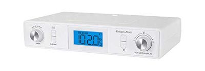 Krüger&Matz KM0817 Radio de Cuisine avec Bluetooth, LCD, minuterie, réveil