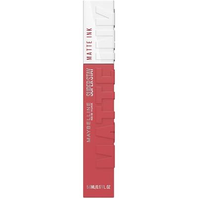 Maybelline New York Rossetto Matte SuperStay Matte Ink, Tinta Labbra a Lunga Tenuta, Colore Intenso e Vibrante, No Transfer, Ringleader (175), 5 ml