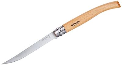 Opinel 000518 Slim Line-storlek 12 rostfritt bokträ, flerfärgad, M