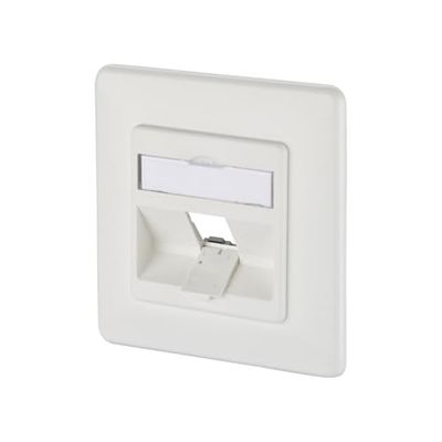 Metz Connect 130B20D11002KE - Presa di rete da incasso con piastra centrale e telaio, non omologata