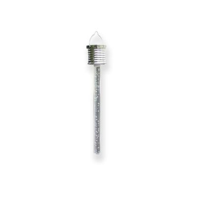 Luce LED solare in acciaio inox 6500 K per giardino, ideale per decorare e illuminare spazi esterni.