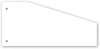 Kangaro Divider Strips, Paper, White, 235x105 Trapez
