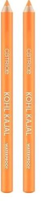Catrice Kohl Kajal Waterproof, Lápiz para kayal, n.º 110, naranja, definir, brillante, brillante, vegano, impermeable, sin micropartículas de plástico, sin nanopartículas, 1 unidad (0,78 g)