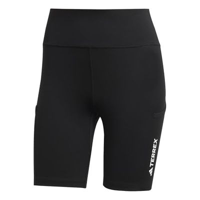 adidas Donna Terrex Multi 8inch Tight Shorts, Black, S