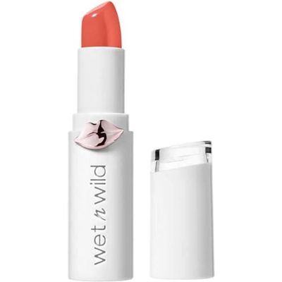 Wet n Wild, Megalast Lipstick, Long-lasting Lipstick with Shine Finish, Hydrating Formula with Microspheres, Natural Marine Plant Extracts, Coenzyme Q10 and Vitamins A & E, Bellini Overflow