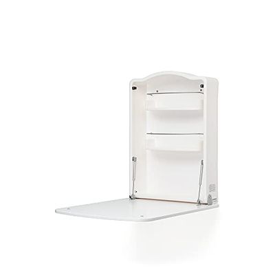 Foppapedretti, Komodo, cambiador de pared con colchón, 64 x 17 x 89 cm, 12 kg, blanco