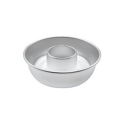 Pentole Agnelli Linea Pasticceria e Cake Design Ciambella Con Tubo, Argento, 30 cm