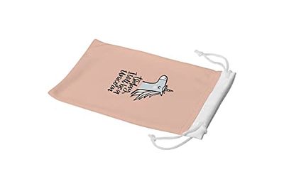 Bonamaison Imprimé Numériquement Lunettes Étui avec Cordon de Serrage, 100% Coton, Sac Lunettes, Pochette à Lunettes, 1 Pièce, Taille: 11x19 Cm