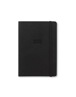 Letts of London Edge Agenda scolaire 2024/2025 semainier avec notes (18 m) Noir Format A6