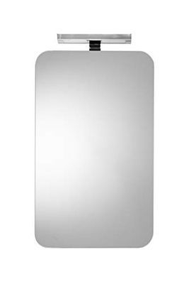 Croydex Mirrored Cabinet, Stainless Steel, Silver, Medium