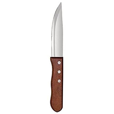 Olympia GG819 jumbo stektkniv, handtag i rosenträ, 115 mm (paket med 12)