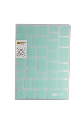 Happy Color Cuaderno espiral colección TRENDY, papel de rayas cuadradas universitarias, formato A5, tapa dura color verde menta, hojas blancas de 80 g/m²,