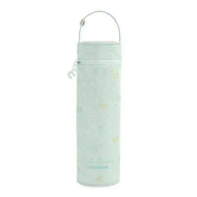 Miniland - Funda Isotérmica para Termos y Biberones Thermibag, Bolsa Térmica con Asa para Transportar Fácilmente 500ml (Vanilla)