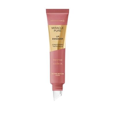 Max Factor Miracle Pure Lip Enhancer Moisturizing Lip Lotion med Jojobaolja nr 050 Pink Matcha, 12 ml