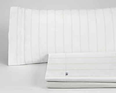 Juego de sábanas de algodón Rita kleur piedra. Cama de 105 cm. 3 Piezas