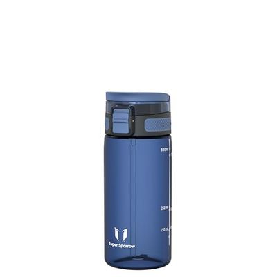 Super Sparrow Borraccia Bambini - 500ml - TouchSip Sportiva Bottiglia - Tritan Senza BPA, a Prova di Perdite - Borracce con Cannuccia Ideale per Scuola e Sport