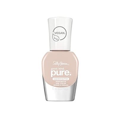 Sally Hansen Smalto per unghie Good.Kind.Pure, Finish Demi-Matte, Formula Vegana, 30 Cashew Butter - 0.33 fl oz