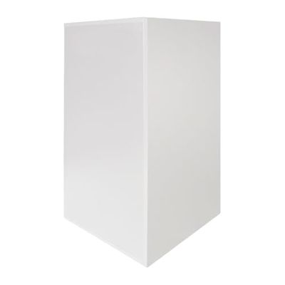 Amtra Supporto Nano Cubo 45 White - Mobile in Legno per Acquari, 30x30x90 cm Bianco, Base Universale con mensola, montaggio facile, Stile Classico ed Essenziale, adatto ad ogni arredo