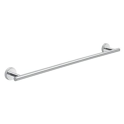 Gedy G-Osaka - Toallero de 60 cm, Color Cromado, componentes de Cromall®, Acero Inoxidable y recipientes de Cristal Satinado, garantía de 10 años, Medidas 5 x 40 x 7,6 cm y Peso 0,4 kg, diseño R&S
