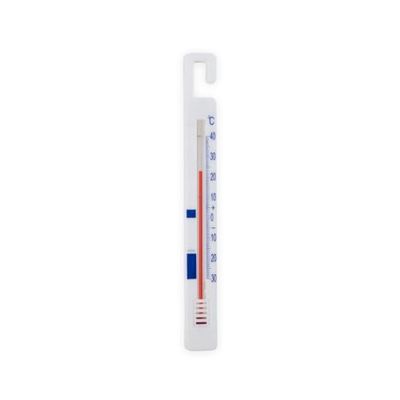 Fackelmann 5040620 Thermomètre congélateur, thermomètre réfrigérateur, thermomètre frigo, thermomètre, Plastique, 15 cm, Blanc