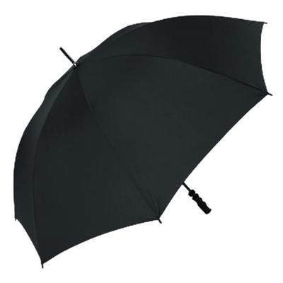 Windbestendige FibreLight Grote Golfparaplu, Zwart