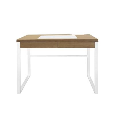THE HOME DECO FACTORY Mesa de madeira e metal, 100 x 50,3 x 74 cm